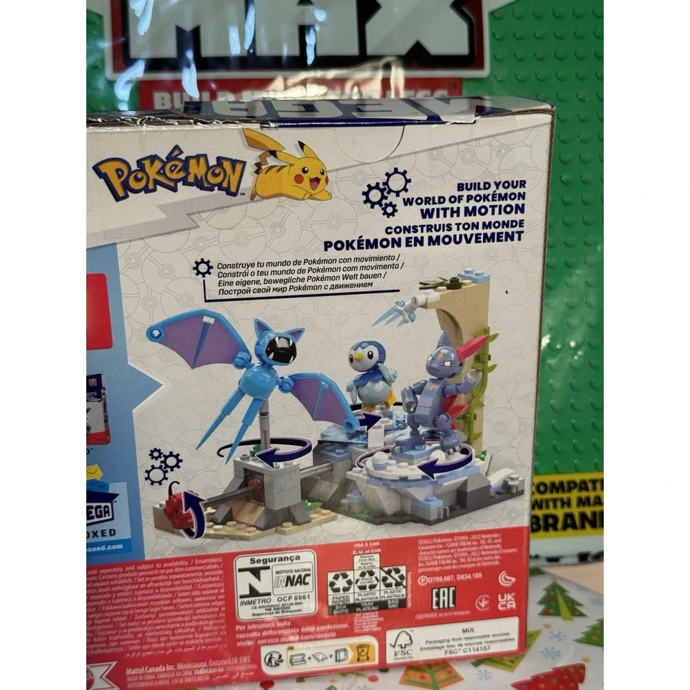 Mega Pokémon Zubat's Midnight Flight Build‎ with Motion Set With Building Board